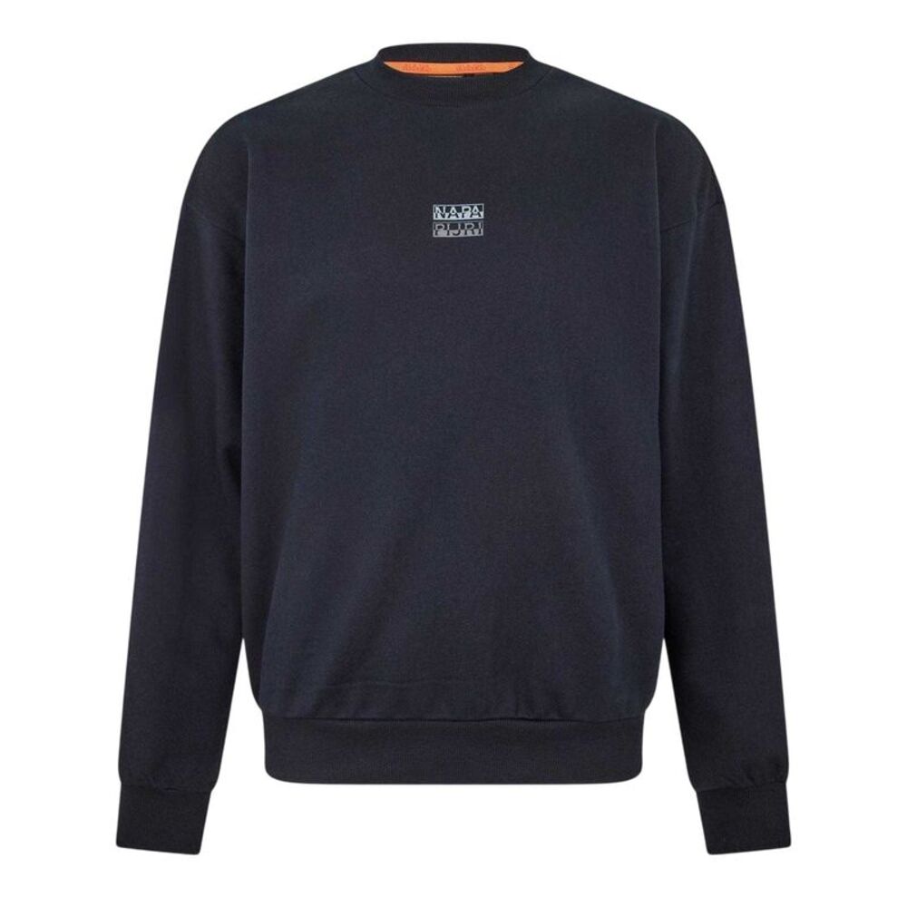 Napapijri Mens Elevated Relaxed Fit Sweatshirt / Black Beauty